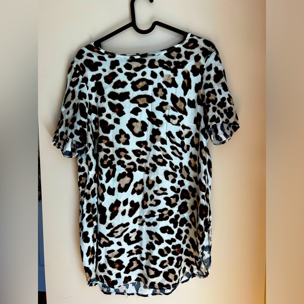Great summer blouse leopard print